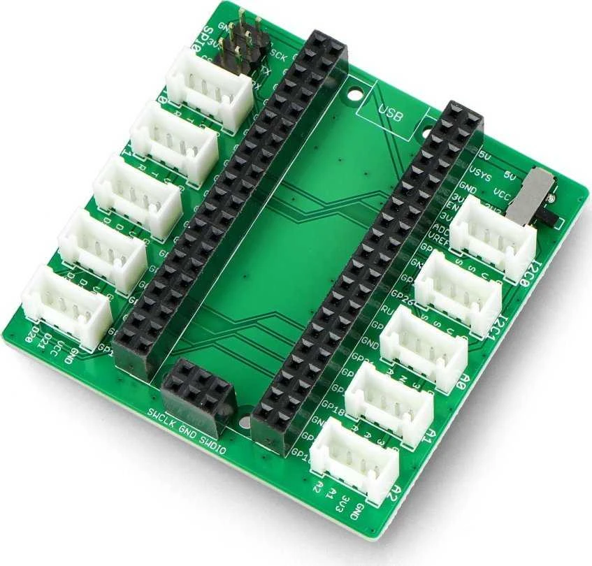 Seeed Studio Grove priedėlis skirtas Raspberry Pi Pico, Seeedstudio 103100142