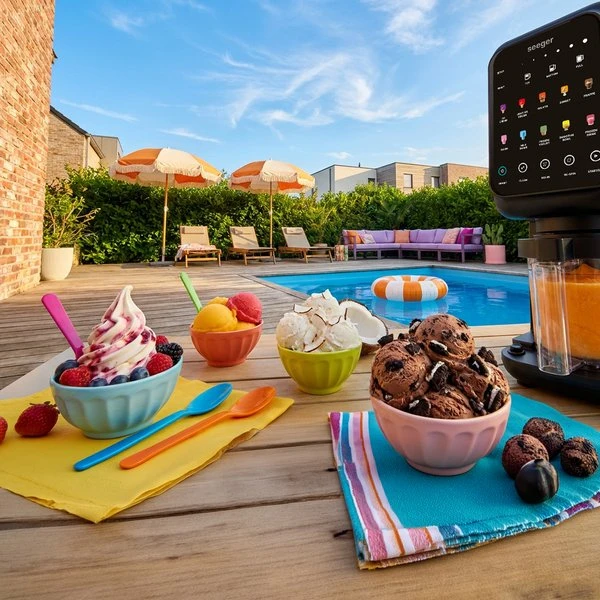 Seeger MultiCream ledų gaminimo mašina „Kremas Maker“ SLFRZ5BK juoda