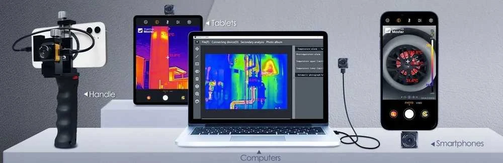 Seek Thermal „Seek“ terminė kamera su termovizoriumi – „Android“ telefonai su USB-C ir „MicroUSB“ Thermal Master T2S PRO / ANDROID