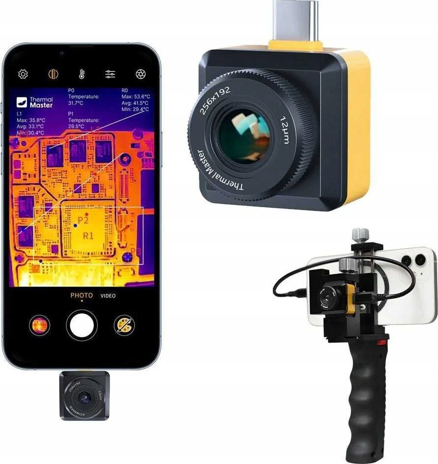 Seek Thermal „Seek“ terminė kamera su termovizoriumi – „Android“ telefonai su USB-C ir „MicroUSB“ Thermal Master T2S PRO / ANDROID