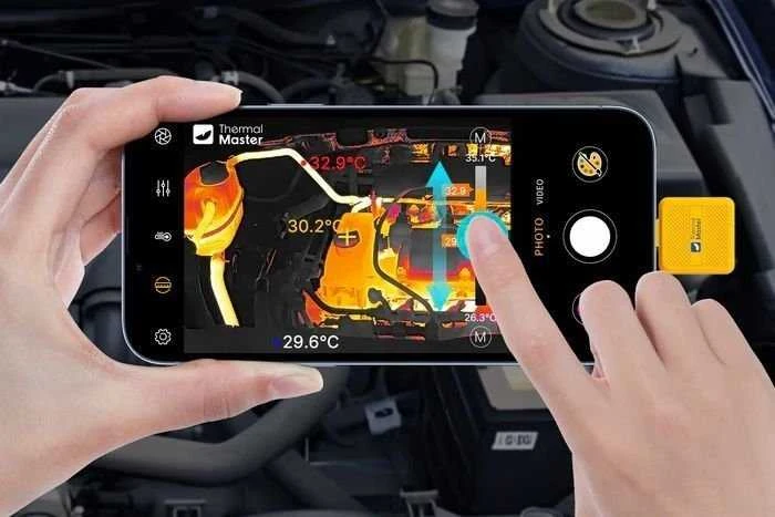 Seek Thermal „Seek“ terminė kamera su termovizoriumi – „Android“ telefonai su USB-C ir „MicroUSB“ Thermal Master T2S PRO / ANDROID