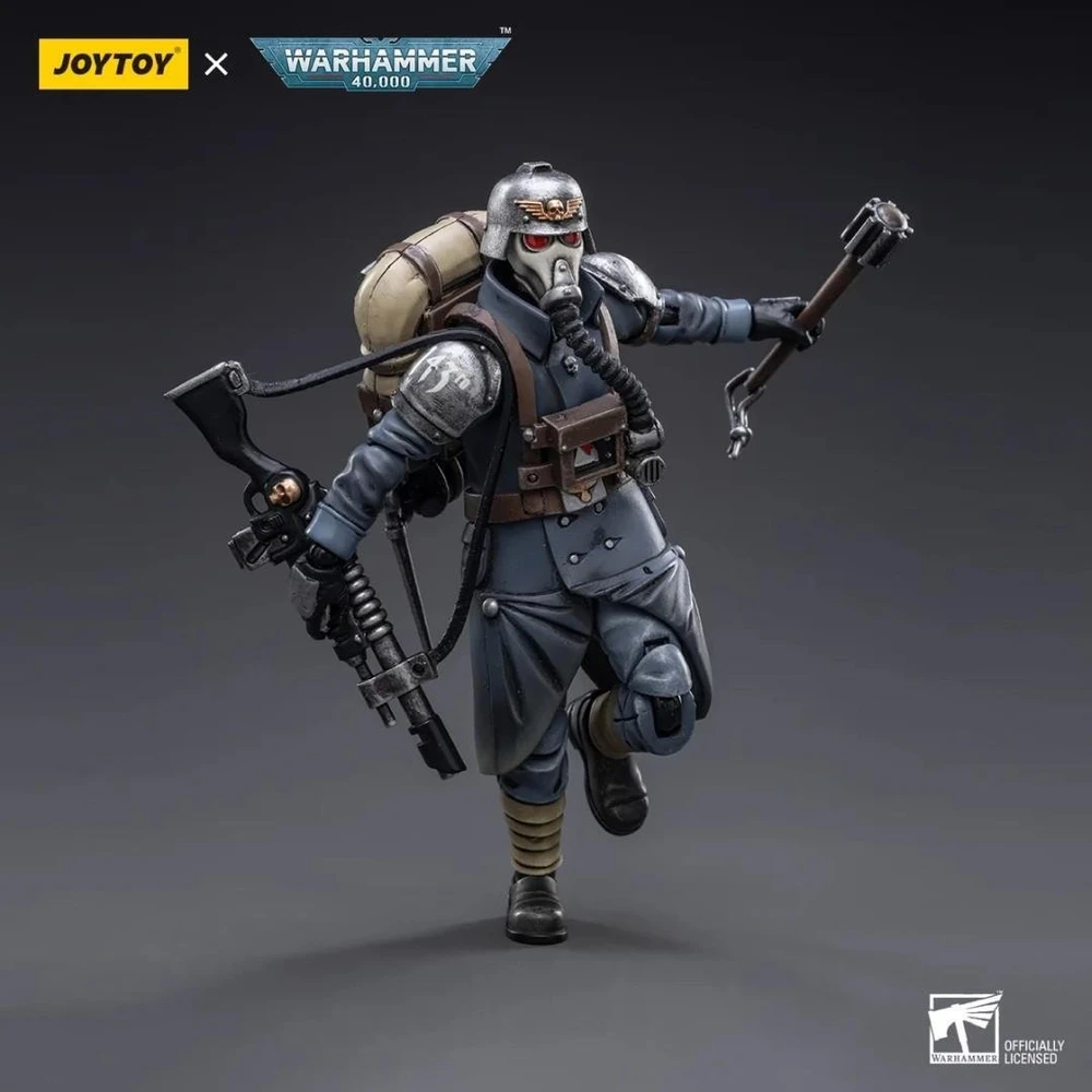 Sega Figūrėlė Warhammer 40k Astra Militarum Death Korps of Krieg veteranų būrio gvardietis 1/18 0 cm