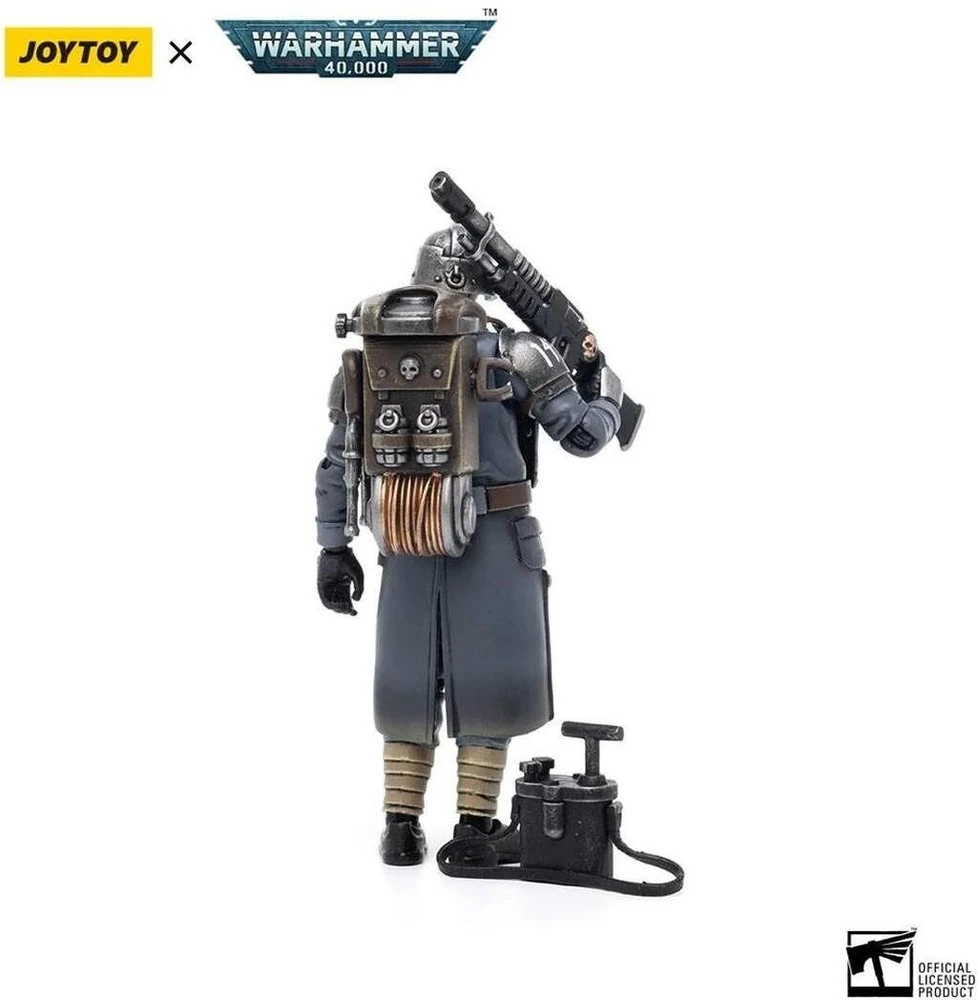 Sega Figūrėlė Warhammer 40k Astra Militarum Death Korps of Krieg veteranų būrio gvardietis demolicijos specialistas 1/18 10 cm