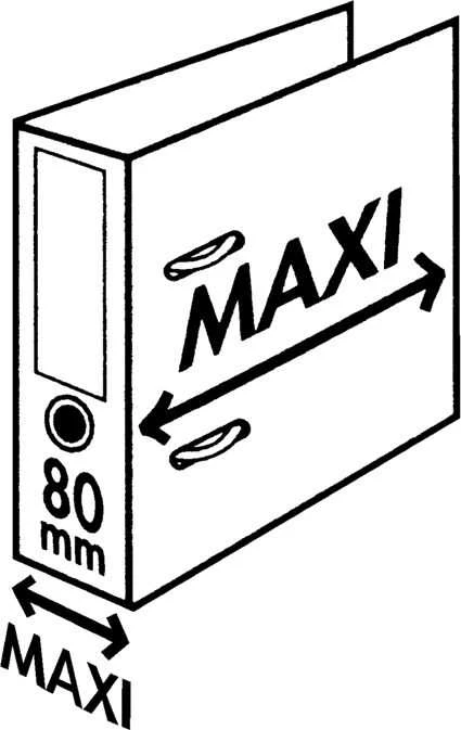 Esselte Maxi segtuvas su 80 mm nugarėle