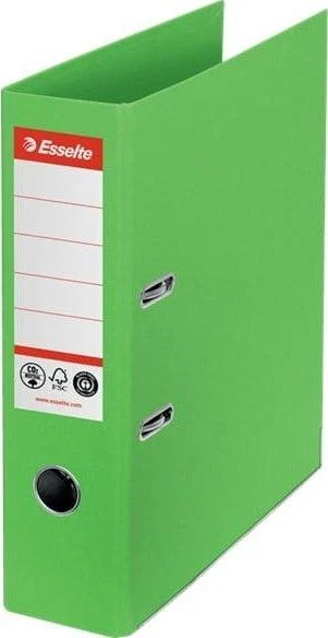 Leitz Segtuvas ESSELTE No1 ekologiškas, A4, kartoninis, 75 mm, žalia