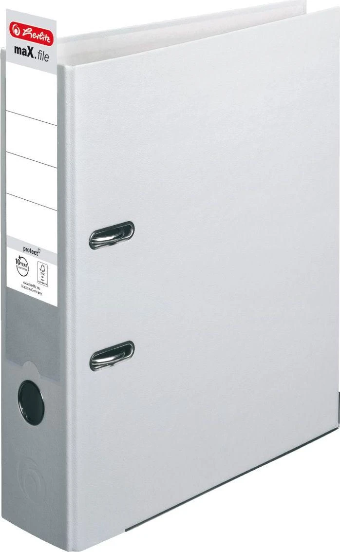 Segregator Herlitz A4 80mm pilka (5480900)