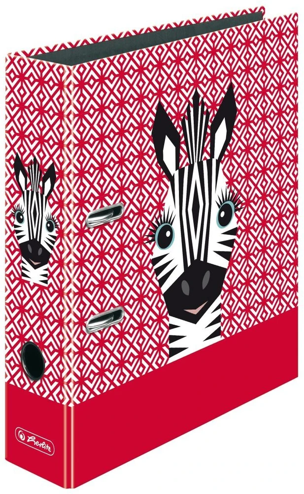 Herlitz maX.file, A4, D-ring, pristatymo, raudona, balta, Forest Stewardship Council (FSC), Vokietija