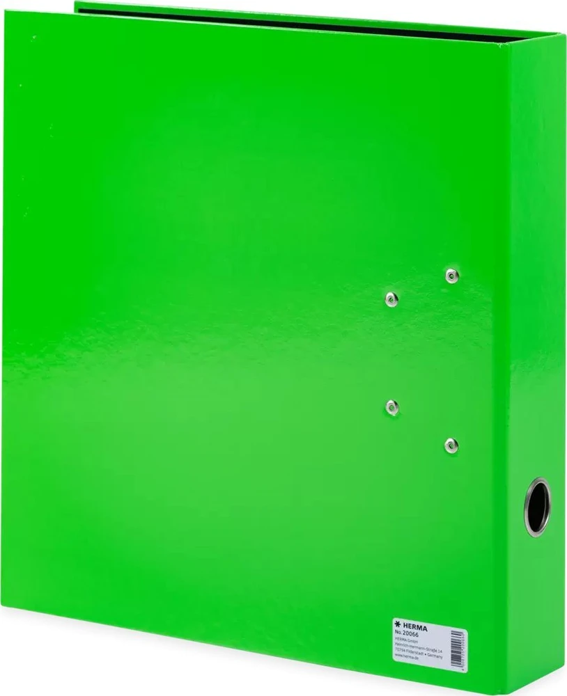 Segregator Herma HERMA Ordner A4 Karton Neon Grün