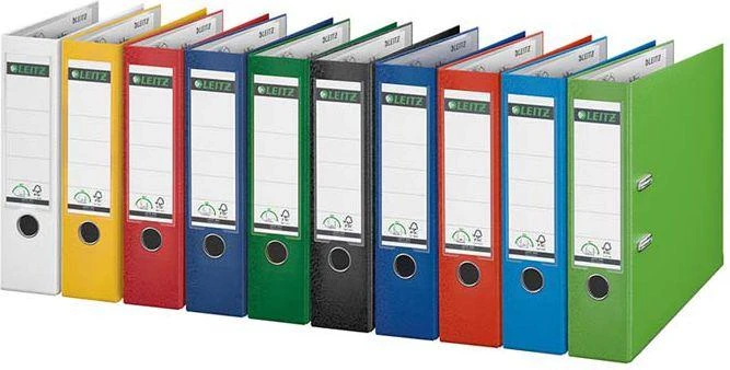 Leitz 180° svirties lanko dildė A4 80mm raudona (10105025)