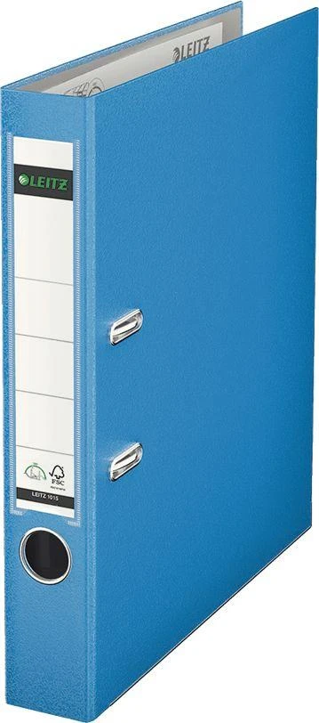 Segregator Leitz 180° dźwigniowy A4 50mm Šviesiai mėlynas (10155030/10151230)