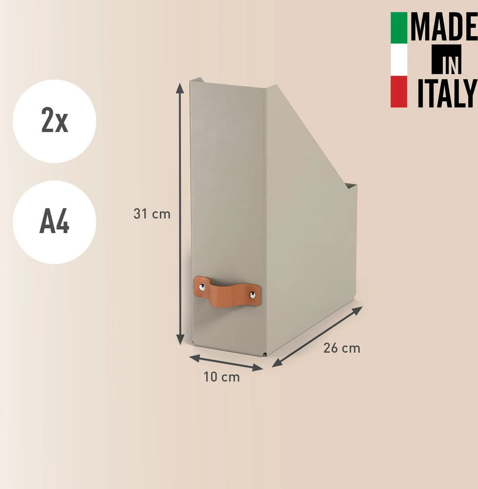 Segregatorius Leitz Puro žurnalų segtuvams, 2 vnt. pakuotėje, rusvai gelsvas, 100 mm, 260 mm, 310 mm, 310 g, Italija