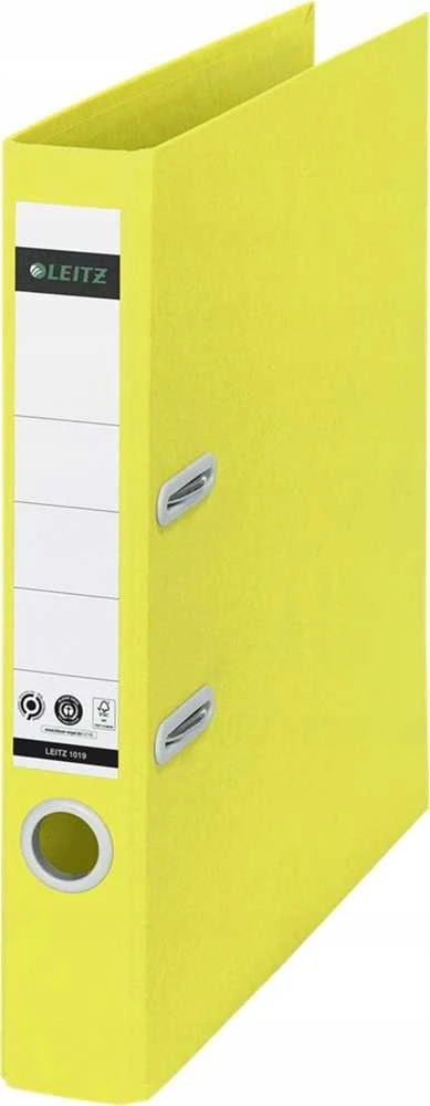 Geltonas Leitz segtuvas A4 formatui