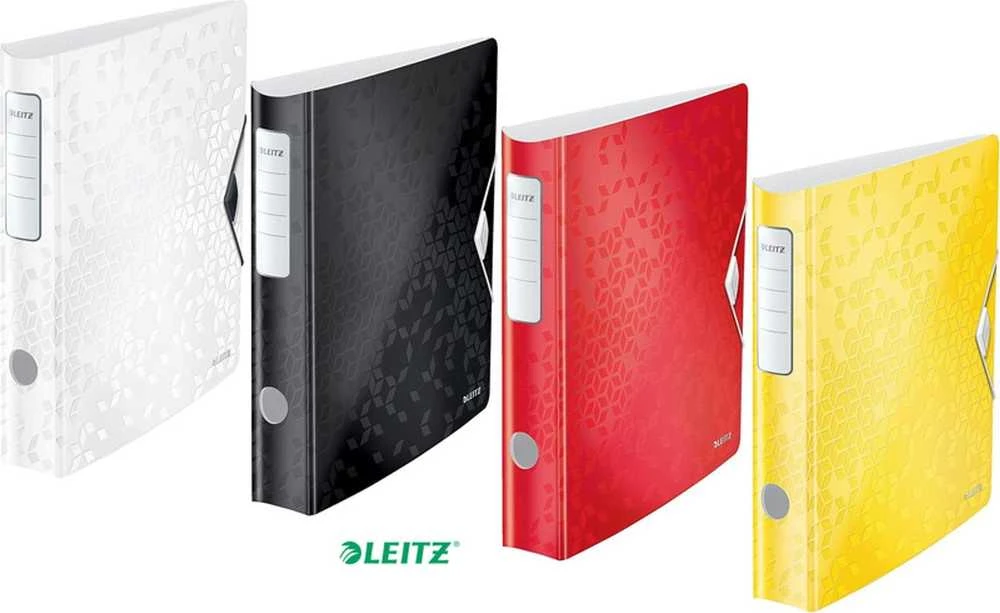 Leitz 180 Active spalvoti segtuvai su geometriniu raštu