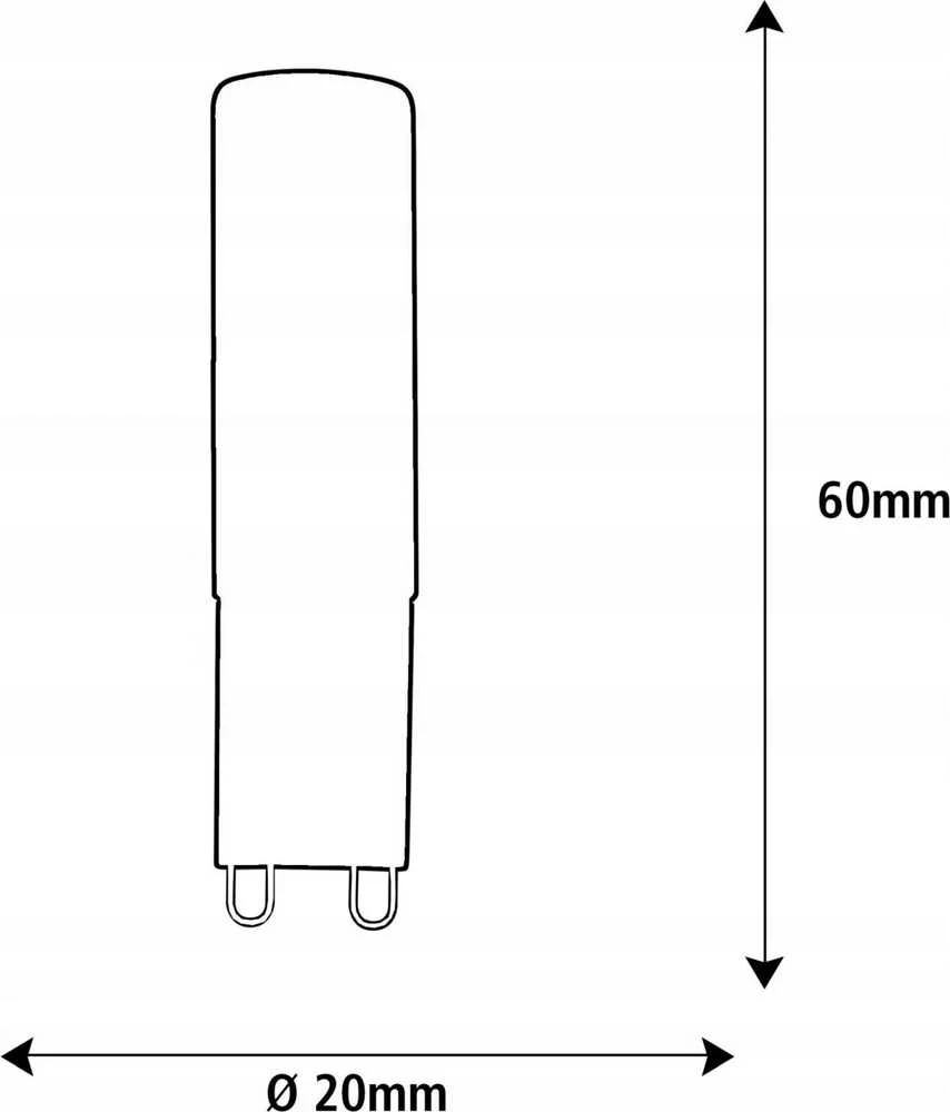 Segula 55864 lampa LED 2200 K 3 W G9 G