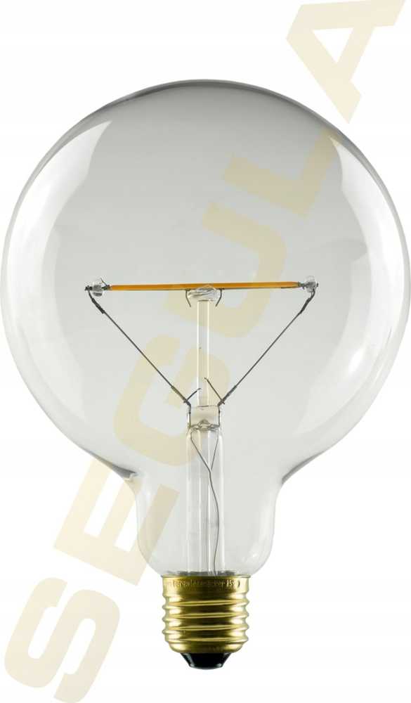 Segula LED Globe 95 permatomas - Balance E27 3W 2200K ściemnialny