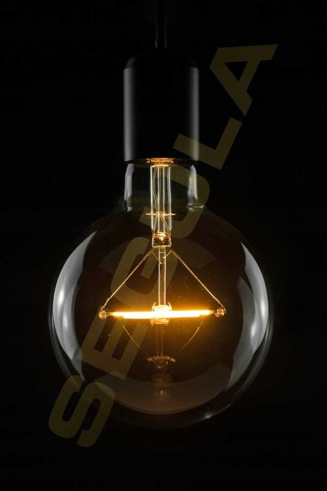 Segula LED Globe 95 permatomas - Balance E27 3W 2200K ściemnialny