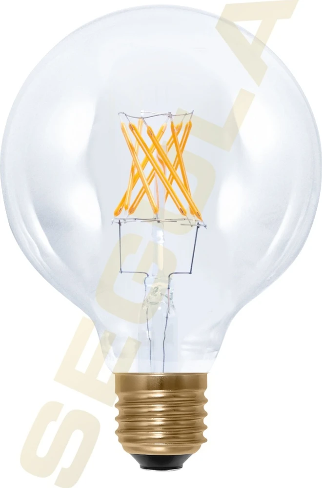 Segula Segula LED Globe 95 skaidrus E27 5W 400Lm 2200K dimmbar