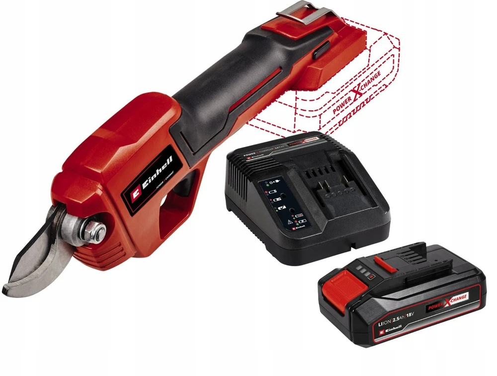 Sekatorius Einhell GP-LS 18/28 Li BL-Solo; 18 V (be akumuliatoriaus ir pakrovėjo)