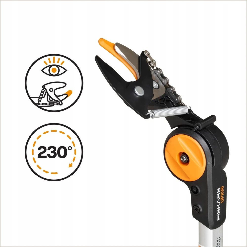 FISKARS X-SERIES DUALACTION ŽIRAFA UPX96 UNIVERSALUS SODO SEKATORIUS SU KOTU