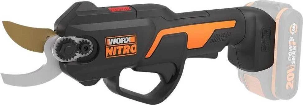 WORX Akumuliatorinis sekatorius WG330E.9 be akumuliatoriaus ir kroviklio