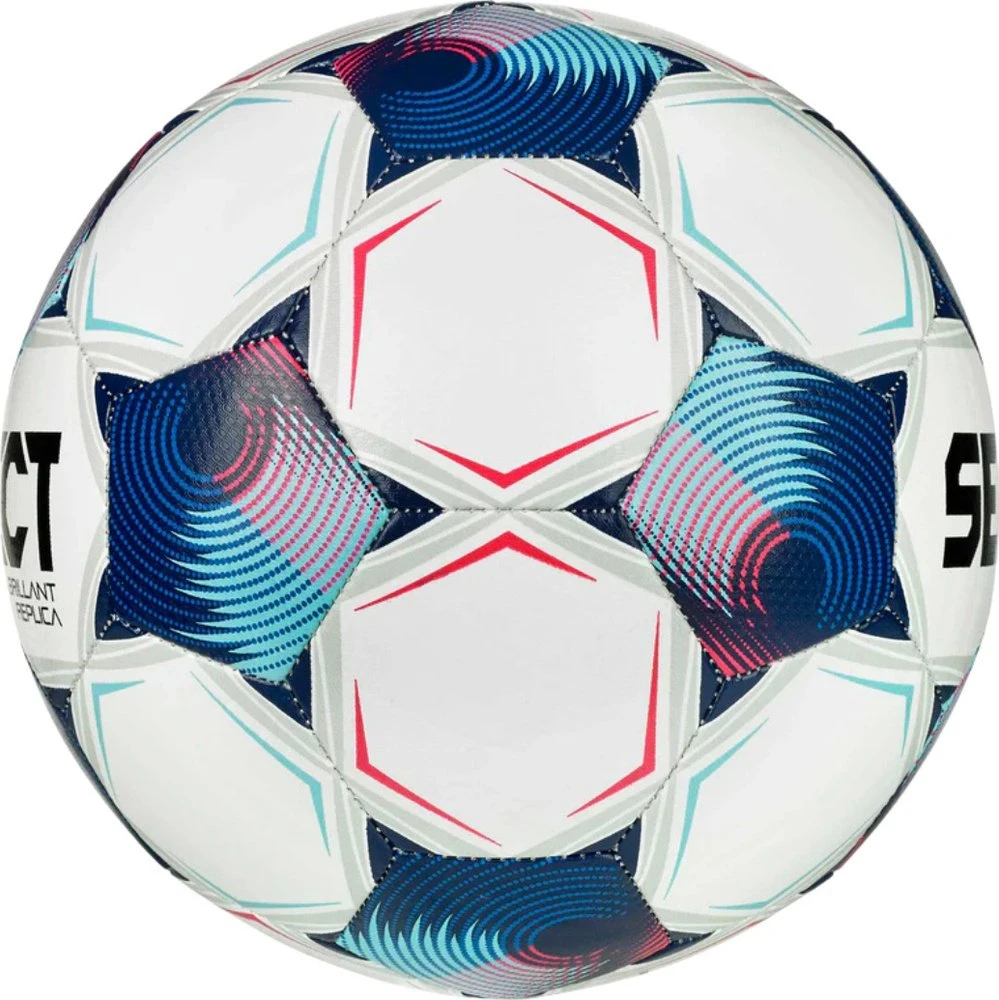 Select Futbolo kamuolys Select Brillant Replica v25 balta ir-mėlyna 19349 4