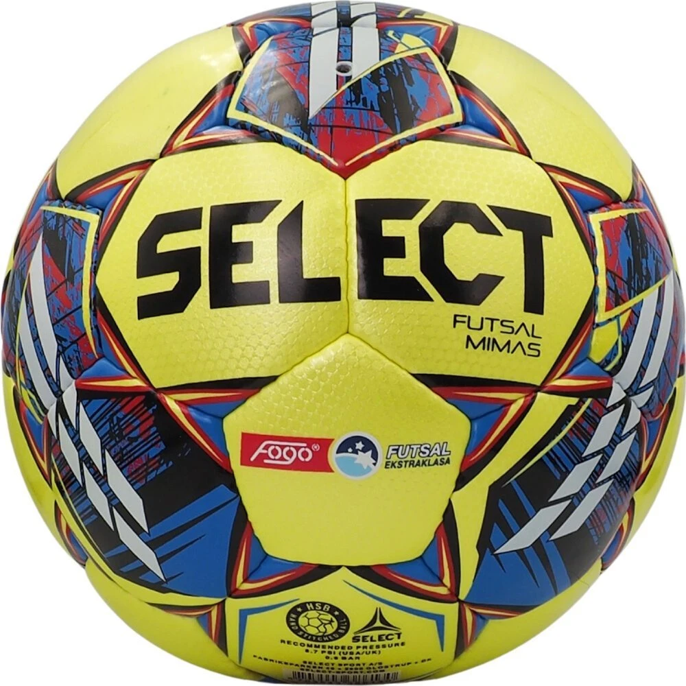 Select Futsal kamuolys Mimas FOGO Ekstraklasa FIFA Basic geltonas