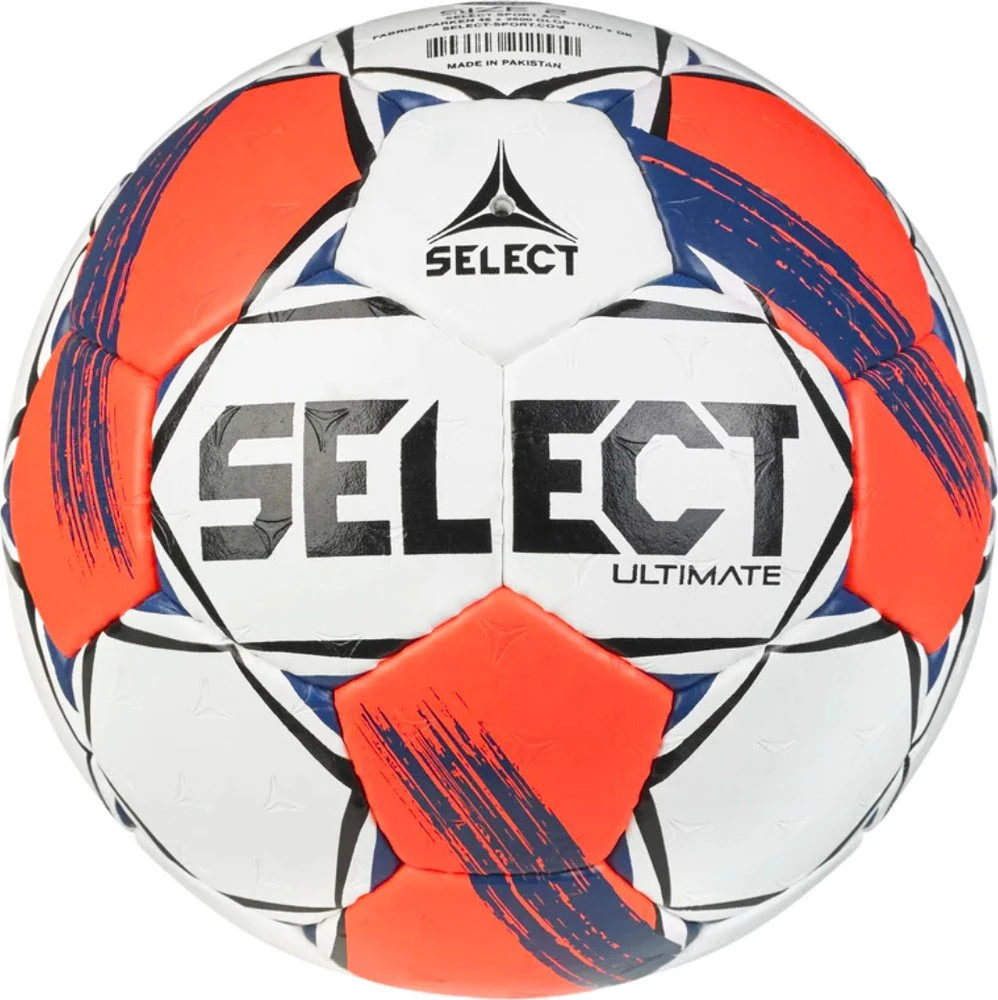 Kamuolys ręczna Select Ultimate European League 3 v25 EHF balta ir-oranžinė-tamsiai mėlyna 13520 (3)