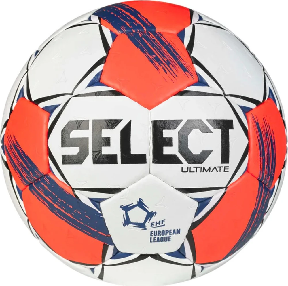 Kamuolys ręczna Select Ultimate European League 3 v25 EHF balta ir-oranžinė-tamsiai mėlyna 13520 (3)
