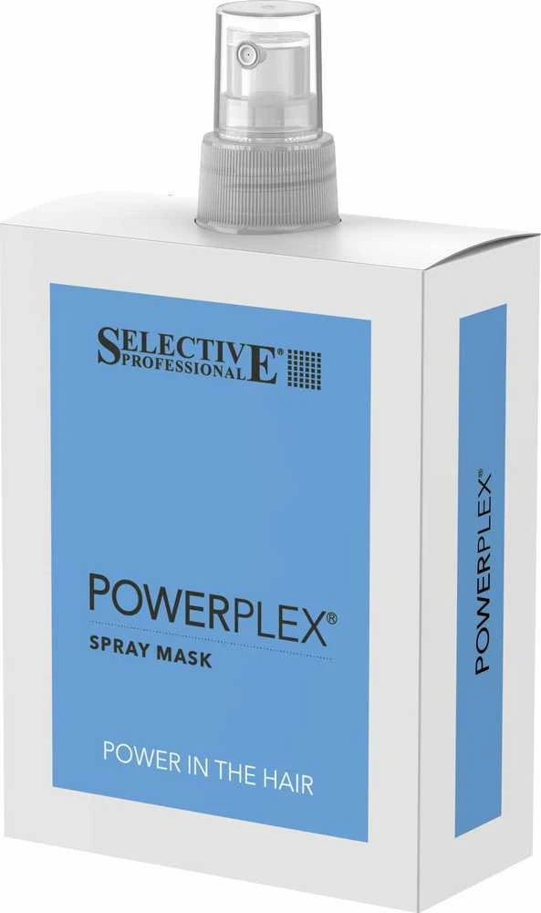 Selective Professional POWERPLEX SPRAY MASK Kaukė dažytiems, balintiems ar tiesintiems plaukams, 150 ml
