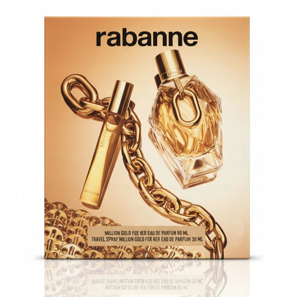 Paco Rabanne Million Gold For Her Gift Set, 110 ml