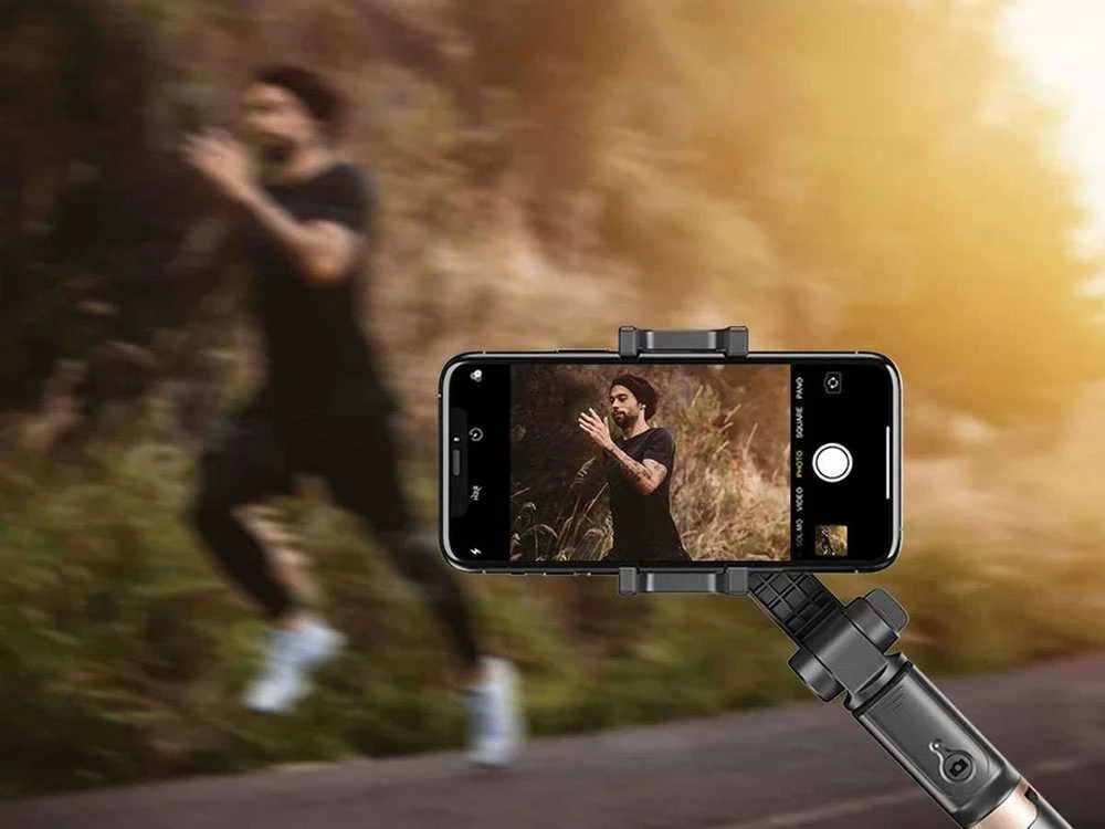 Telefono Objektyvas - Apexel APL-D6 3-in-1 Trikojis Gimbal Selfie Laikiklis