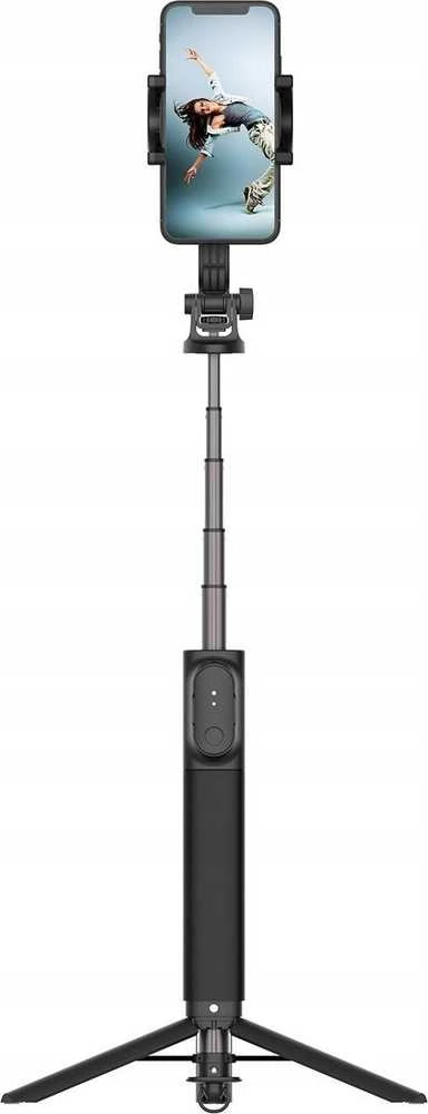 Fixed Fiksuotas | „Selfie“ lazda su trikoju ir belaidžiu paleidikliu | Snap XL | Bluetooth | Juodas | 113 cm | Aliuminio lydinys | 280 g