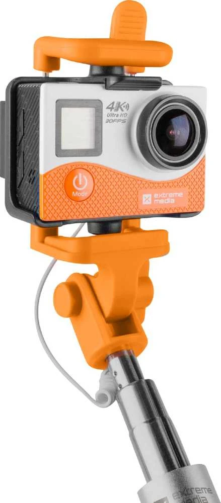 NATEC NST-0983 Selfie lazdelė Monopod Extreme Media SF-20W oranžinis