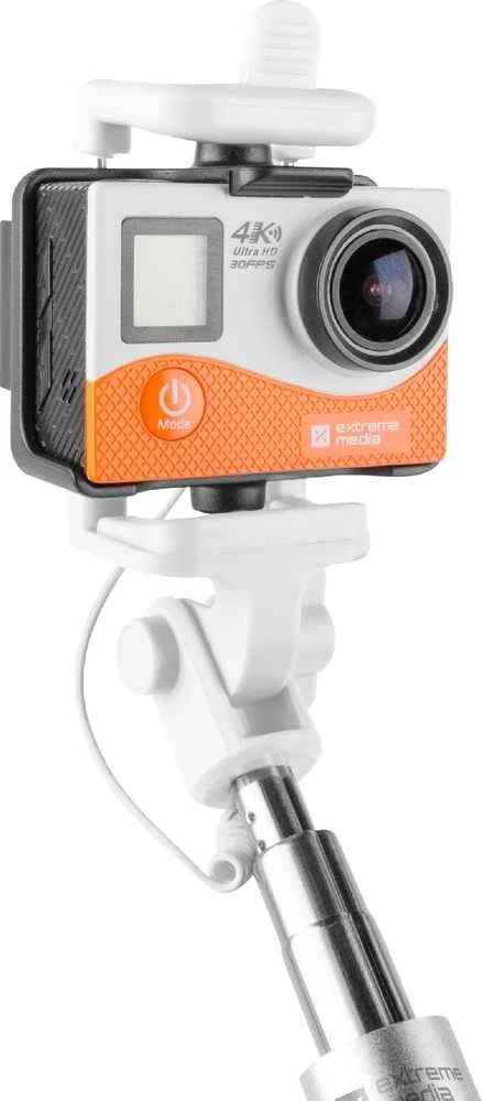 NATEC NST-0985 Asmenukių lazda Monopod Extreme Media SF-20W baltas