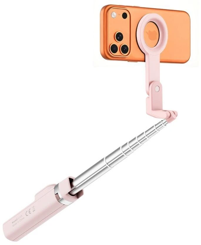 TECH-PROTECT L11S MAGSAFE BLUETOOTH ASMENUKIŲ LAZDA TRIKOJIS ROŽINIS