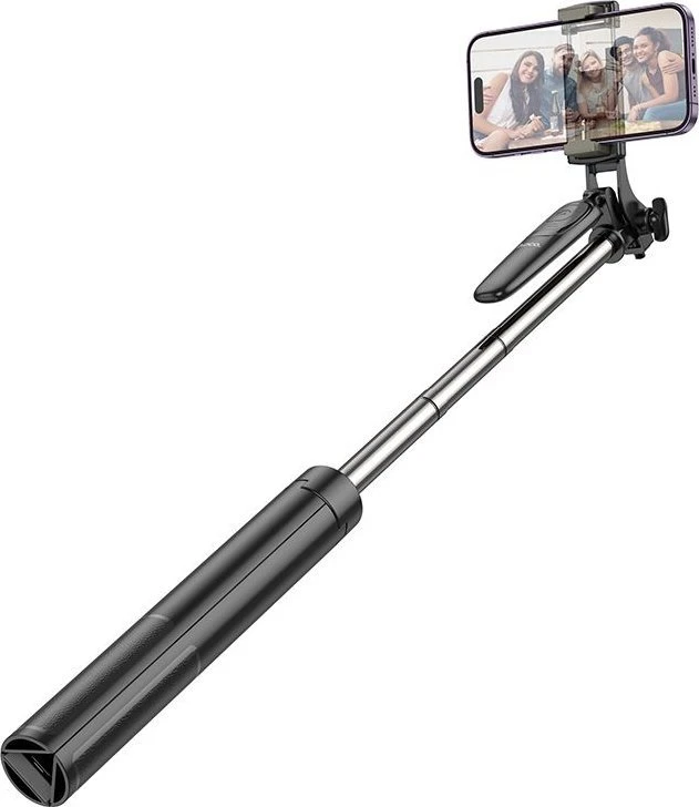 Asmenukių lazda HOCO K19 (Selfie Stick) / trikojis, 157cm, BT