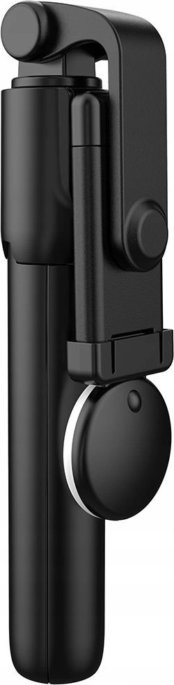 Hurtel Selfie stick WR1YXS telescopic tripod 0.71m with round lamp – juodos spalvos