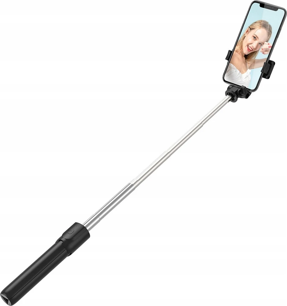 Wozinsky Hurtel Asmenukių lazda WRY1S telescopic tripod 0.7m for phone – juodos spalvos