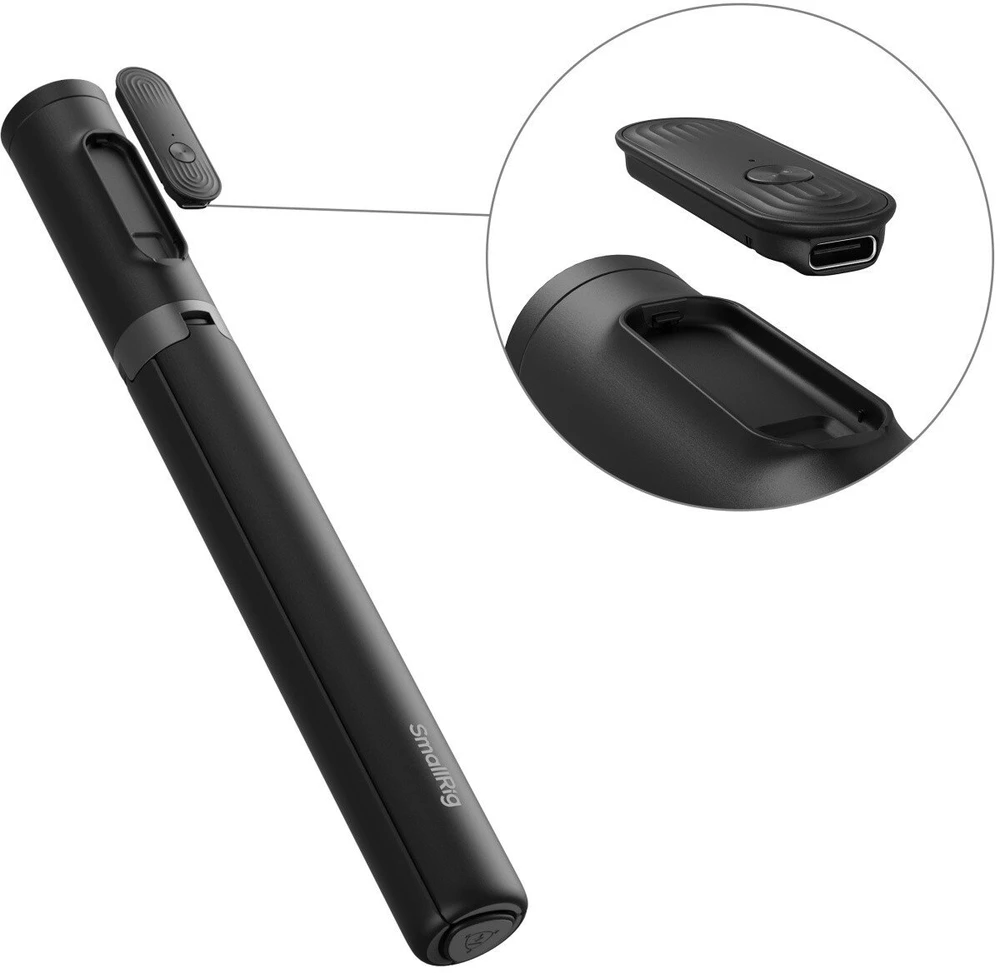 „SmallRig 5291 ST30 Lite“ asmenukių lazdelės trikojis su vieno paspaudimo išskleidimu