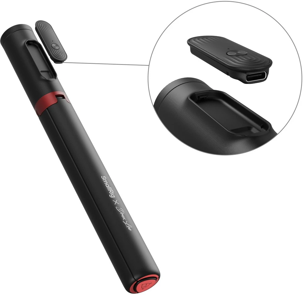 SmallRig 5292 x Drex Lee Boom Selfie Stick ST30 Lite Juodas