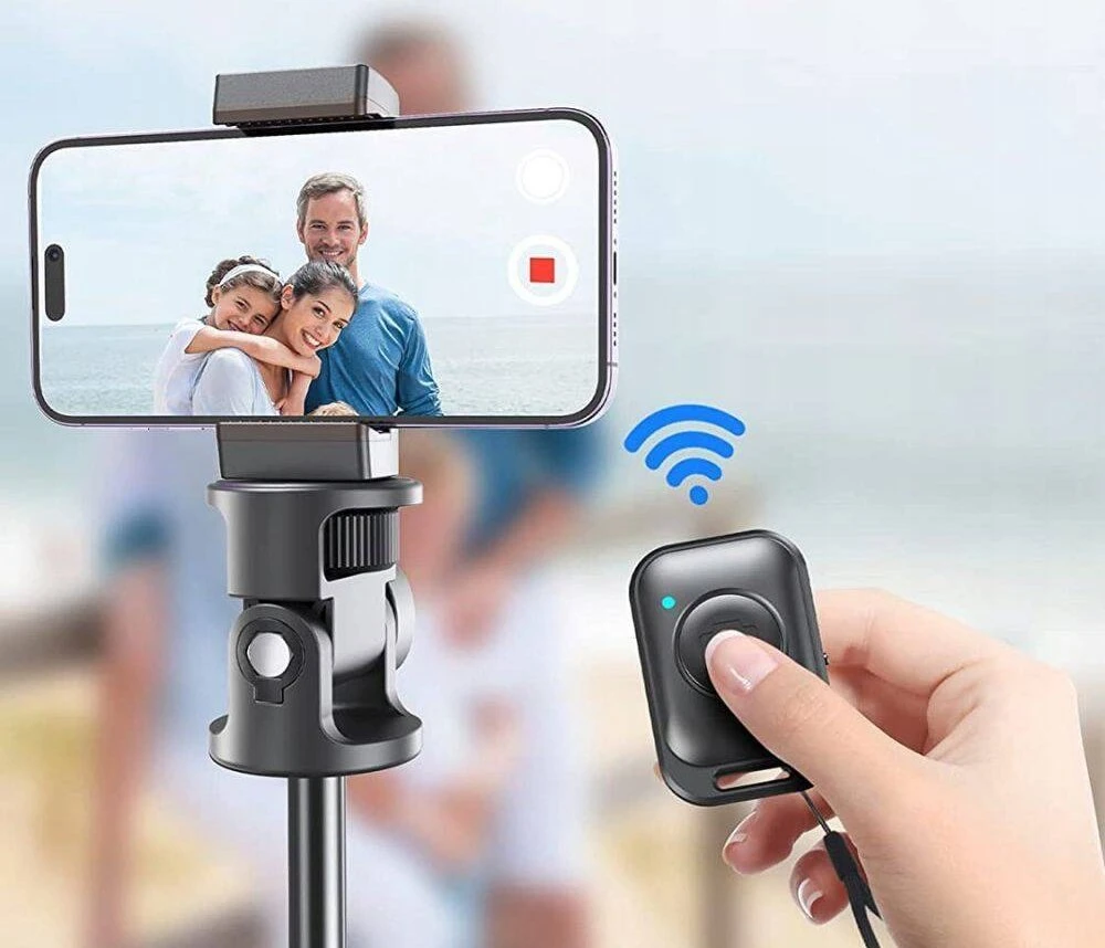 Wireless Asmenukių lazda / štatyvas Tech-Protect L03S baltos spalvos