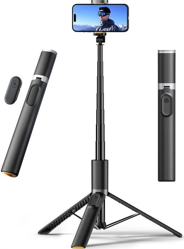 Asmenukių lazda / štatyvas Bluetooth Tech-Protect L08S juodos spalvos