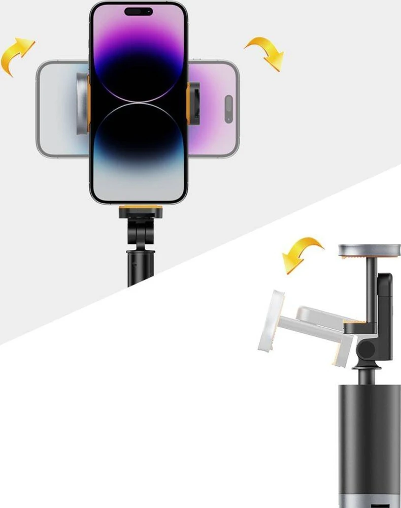 Asmenukių lazda / štatyvas Bluetooth Tech-Protect L08S juodos spalvos
