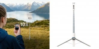 Telesin null Mobilio Telefono Stovas - ULANZI MA26 Kompaktiškas Stovas Su Reguliuojamu Telefono Laikikliu 58–85 mm, Juodas