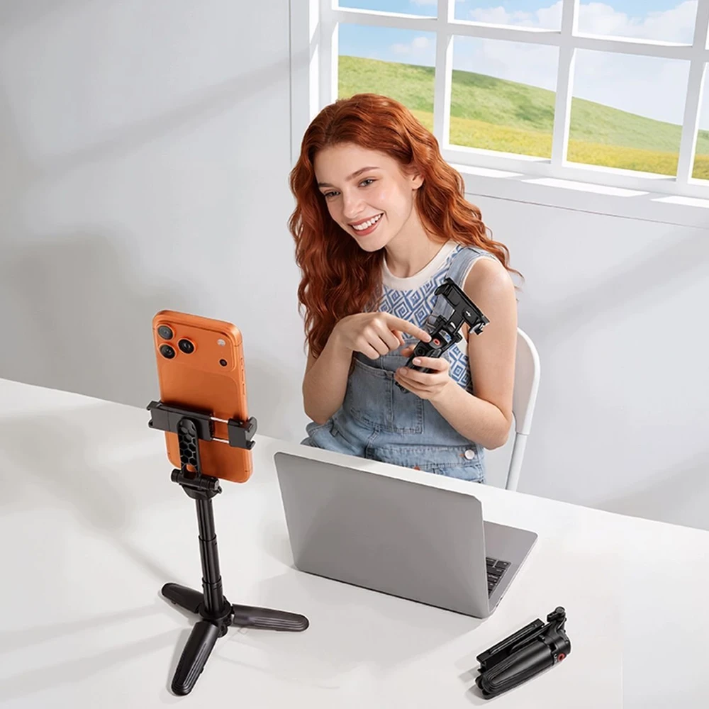 Selfie stick Ulanzi Mini Selfie Stick Statyvas Trikojis + Pilot Bluetooth Telefonui Jj21 / Sku: T184 (SB11994)