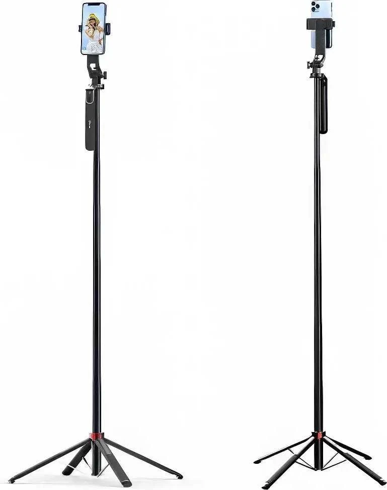 Kijek Selfie Stick Statyw Na Telefonas Išmanusis telefonas 180cm Pilot Bluetooth Ulanzi / Ma09