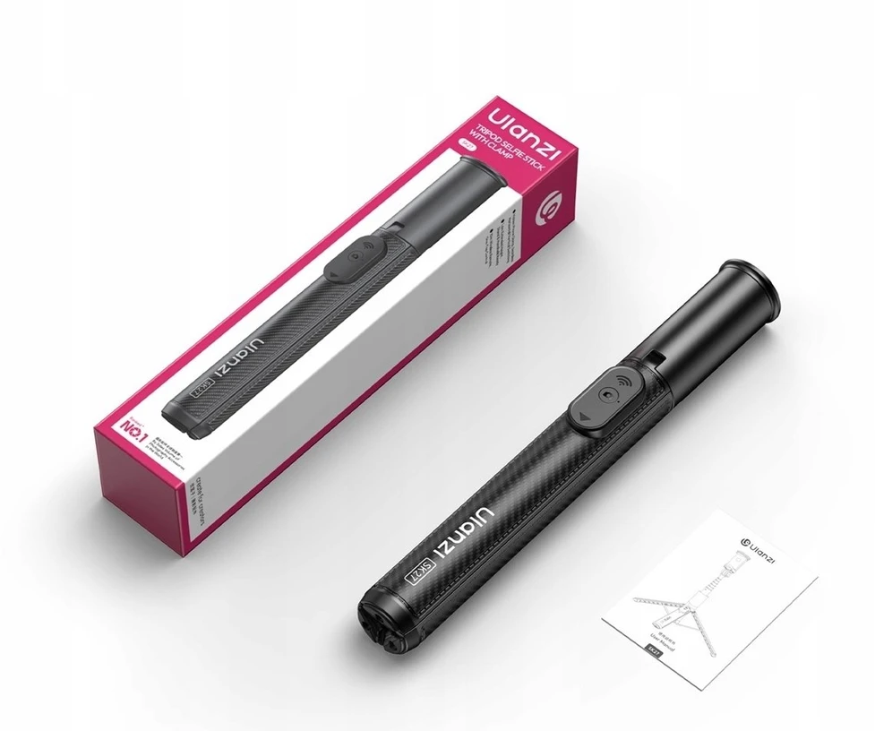 Asmenukių lazda Ulanzi Tripod Selfie Stick 154 cm 2in1 + Nuotolinio valdymo pultas 10m telefono laikiklis / Ulanzi / Sk27 / SKU:s017