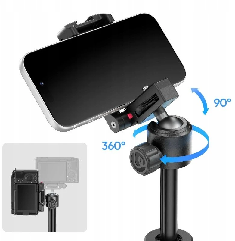 Statyw Kijek Selfie Stick 2w1 150cm + Pilot Telefonas Auto-deploy 1/4" Ulanzi / Mt-44b