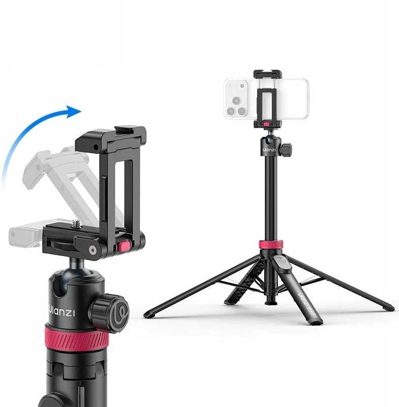 Statyw Kijek Selfie Stick 2w1 150cm + Pilot Telefonas Auto-deploy 1/4" Ulanzi / Mt-44b