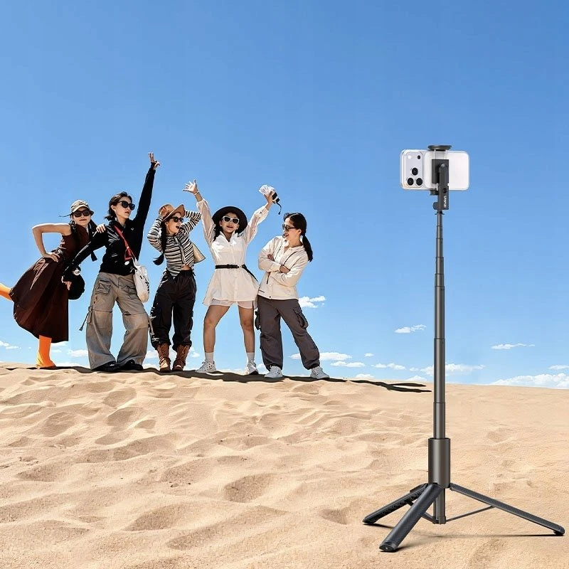 Asmenukių lazda Ulanzi Tripod Selfie Stick 154 cm 2in1 + Nuotolinio valdymo pultas 10m telefono laikiklis / Ulanzi / Sk27 / SKU:s017